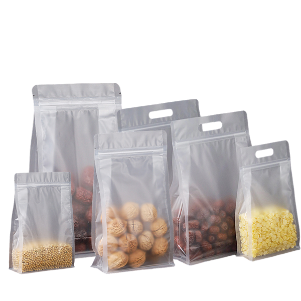 Matt flat bottom bag