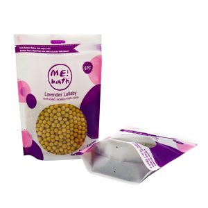 application-Stand up pouch for bath soap packing
