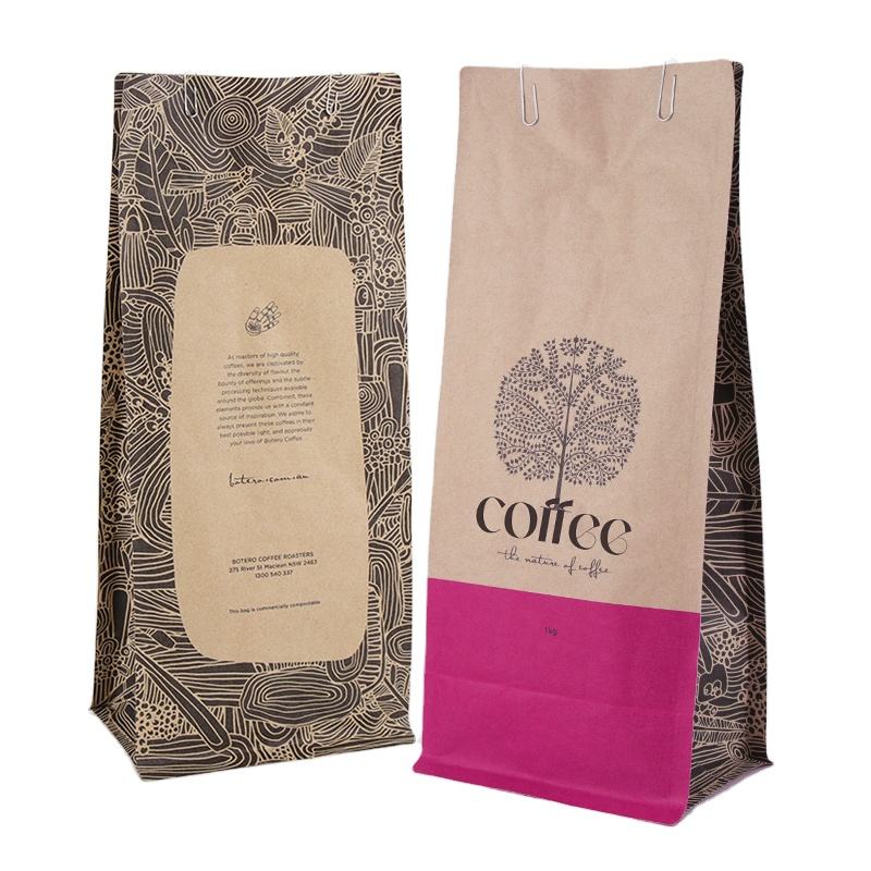 flat bottom coffee bags