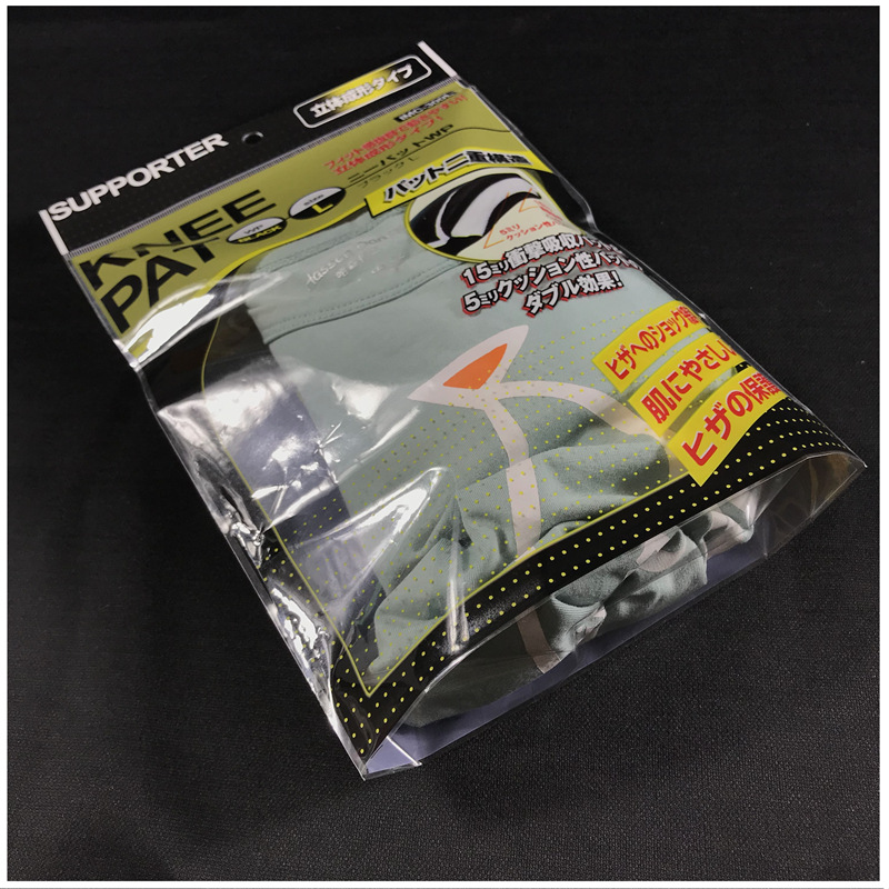 header bags with bottom gusset